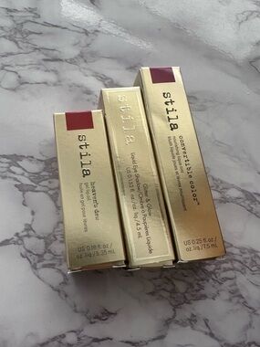 Stila Bundle Heaven’s Dew Lip Oil, Liquid Eye Shadow, and Convertible Color